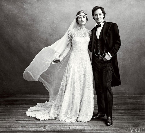 David Lauren and Lauren Bush shared pictures of their September 2011 ceremony in Vogue.
David Lauren and Lauren Bush shared pictures of their September 2011 ceremony in Vogue.