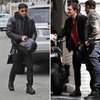 Orlando Bloom Fixing Motorcycle Pictures