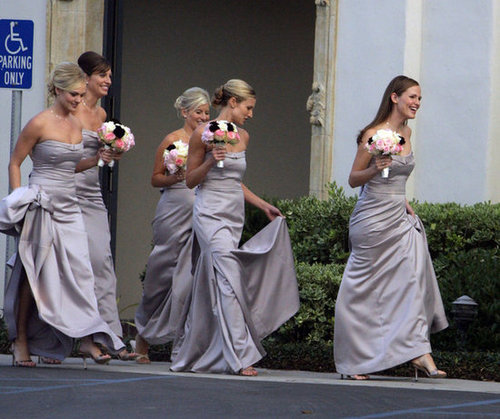 Jennifer Garner led the way for the bridal party during an October 2006 event in Montecito.
Jennifer Garner led the way for the bridal party during an October 2006 event in Montecito.