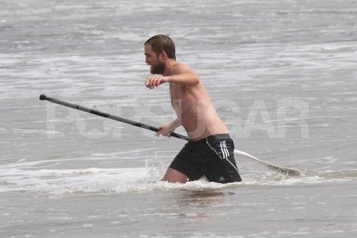 Shirtless Robert Pattinson Plays on the Beach — See Over 100 Pictures! Shirtless Robert Pattinson Plays on the Beach — See Over 100 Pictures!