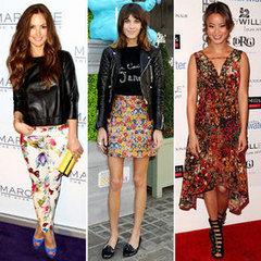 Mixing Florals and Leather For Spring Mixing Florals and Leather For Spring