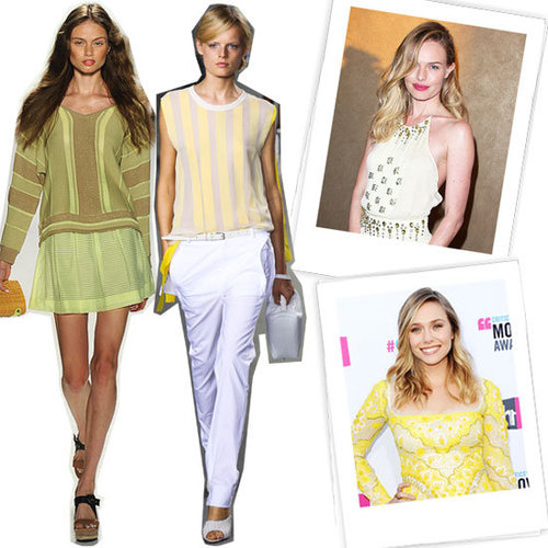 Cute Yellow Clothes For Spring 2012