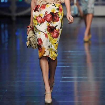 Printed Pencil Skirts For Spring 2012