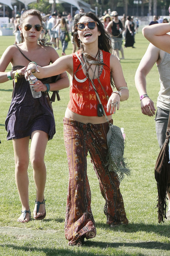 Vanessa Hudgens showed off her Coachella style in 2011.
Vanessa Hudgens showed off her Coachella style in 2011.