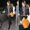 Jessica Alba Orange Crossbody Bag