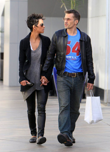 Halle Berry and Olivier Martinez held hands while taking a stroll together in April 2012.
Halle Berry and Olivier Martinez held hands while taking a stroll together in April 2012.