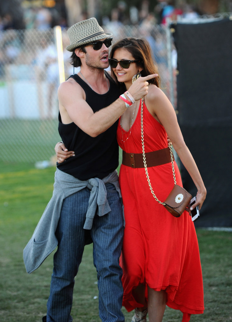 Nina Dobrev and Ian Somerhalder showed PDA on the last day of the festival.
Nina Dobrev and Ian Somerhalder showed PDA on the last day of the festival.