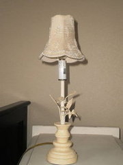 Burlap and Silver Metallic