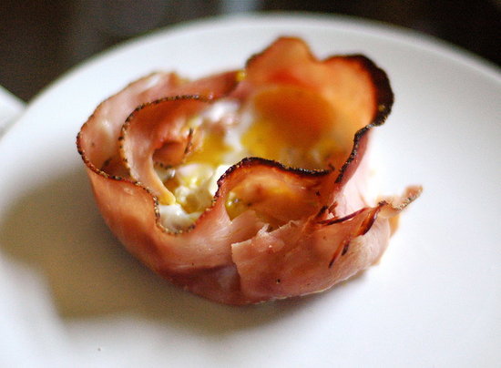Baked Eggs in Ham Cups Baked Eggs in Ham Cups