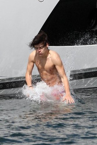 One Direction Celebrates SNL Success With a Shirtless Swim One Direction Celebrates SNL Success With a Shirtless Swim