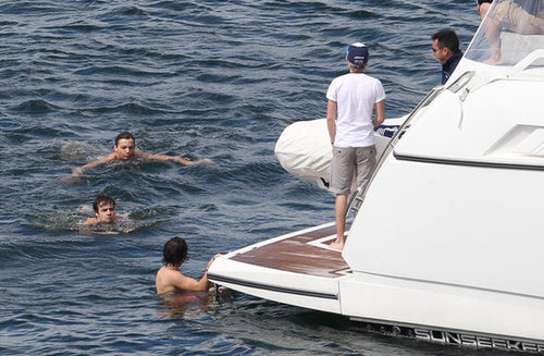 One Direction vacationed in Australia together.
One Direction vacationed in Australia together.