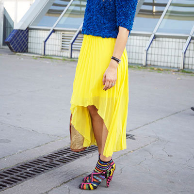 Spring Street Style Asymmetrical Skirts