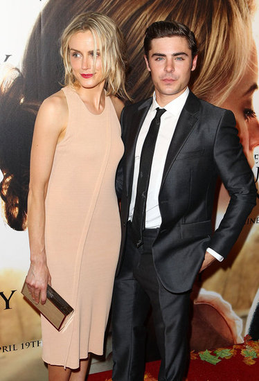Taylor Schilling and Zac Efron at The Lucky One premiere in Melbourne. Taylor Schilling and Zac Efron at The Lucky One premiere in Melbourne.