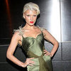 Crystal Renn Shows Off New Platinum Hairstyle at Spring Dinner Dance