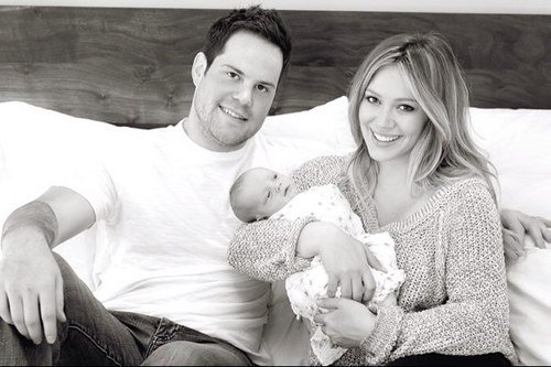 Proud Mom Hilary Duff Shares a Sweet Family Portrait With Baby Luca Proud Mom Hilary Duff Shares a Sweet Family Portrait With Baby Luca