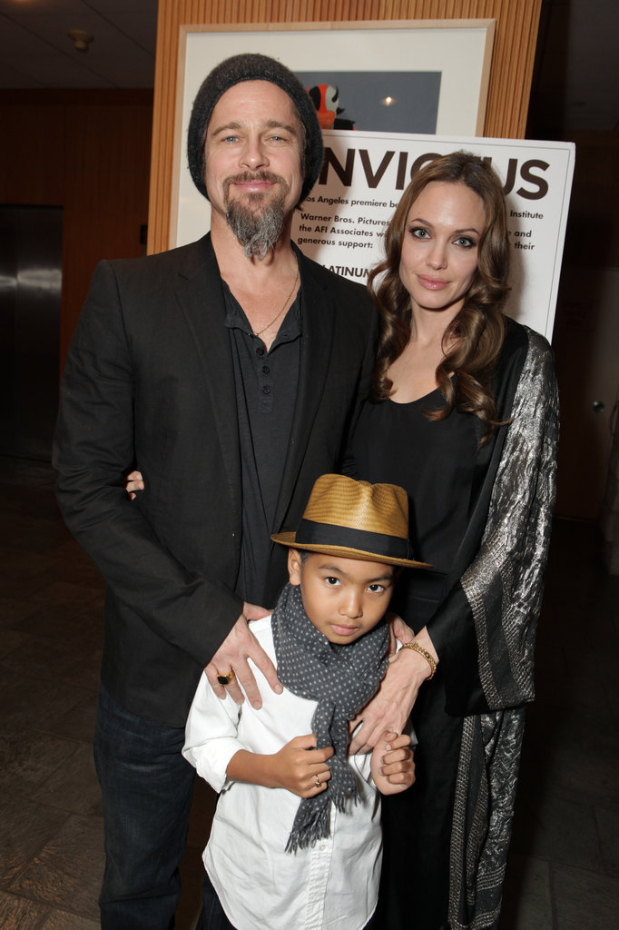 Maddox Jolie-Pitt accompanied his famous parents to the December 2009 LA screening of Matt Damon's Invictus.
Maddox Jolie-Pitt accompanied his famous parents to the December 2009 LA screening of Matt Damon's Invictus.