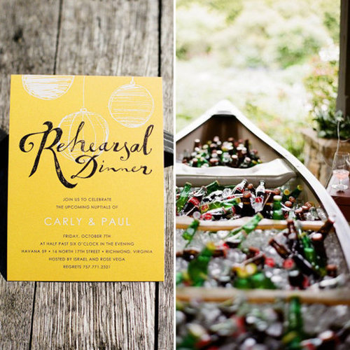 Not sure who to invite to the rehearsal dinner? Très has all the tips on your common guest list questions.
Not sure who to invite to the rehearsal dinner? Très has all the tips on your common guest list questions.