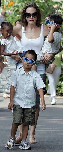 Angelina Jolie took Pax, Maddox, and Zahara for a walk in NYC's Central Park in August 2007.
Angelina Jolie took Pax, Maddox, and Zahara for a walk in NYC's Central Park in August 2007.