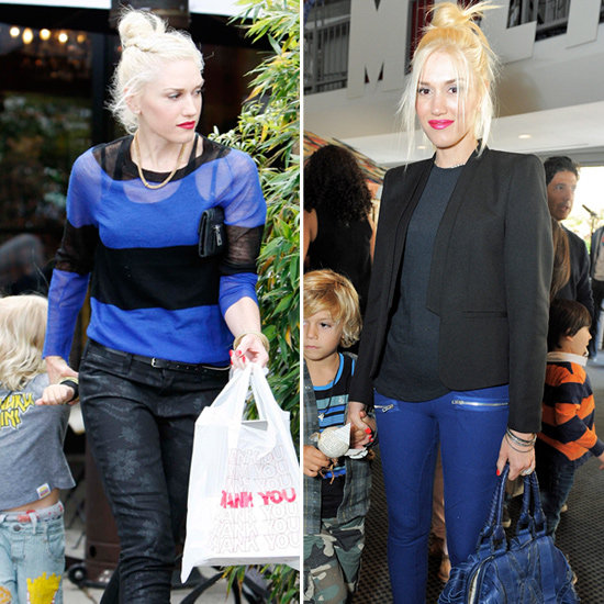 Gwen Stefani Bright Blue Jeans Gwen Stefani Bright Blue Jeans