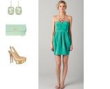 Wedding dress look