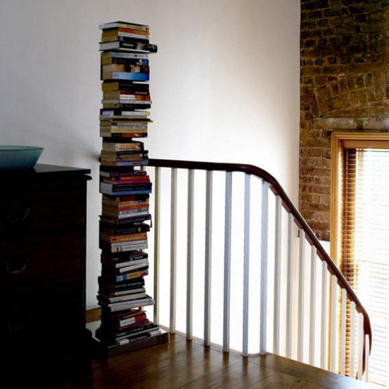 Drop the Clunky Bookshelves Drop the Clunky Bookshelves