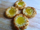 Lemon Curd Thumbprint Cookies