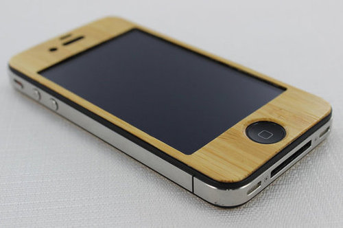 Ease your mind when using the iPhone 5 Skin ($24), crafted of bamboo, a fast-growing plant.
Ease your mind when using the iPhone 5 Skin ($24), crafted of bamboo, a fast-growing plant.