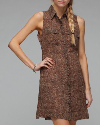 This sleeveless shirt breaks away from traditional dresses with its funky camouflage print and cutout back.
Wild Card Dress ($50)
This sleeveless shirt breaks away from traditional dresses with its funky camouflage print and cutout back.
Wild Card Dress ($50)