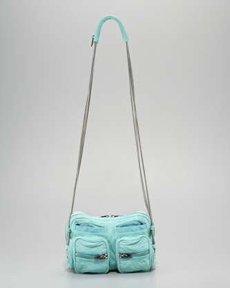 This ultra soft, slouchy turquoise lambskin is paired with coiled chain straps and exposed oversize zippers.
Alexander Wang Brenda Coiled Chain Shoulder Bag ($725)
This ultra soft, slouchy turquoise lambskin is paired with coiled chain straps and exposed oversize zippers.
Alexander Wang Brenda Coiled Chain Shoulder Bag ($725)