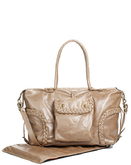 Not Rational Leather Braid-Trim Diaper Bag ($760) Not Rational Leather Braid-Trim Diaper Bag ($760)
