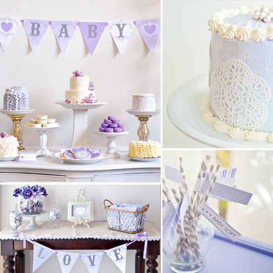 A lovely lavender baby shower 