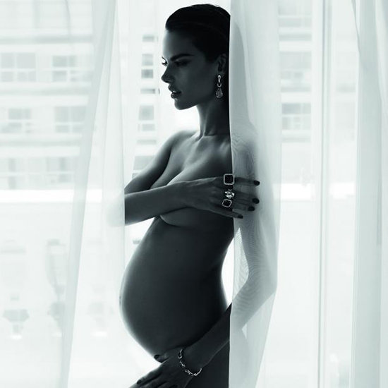 Alessandra Ambrosio Naked Pregnant Ad