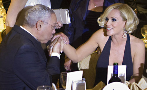 Colin Powell and Jenny McCarthy Colin Powell and Jenny McCarthy