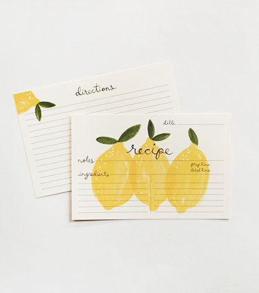 Rifle Paper Co.'s Recipe Cards ($12) Rifle Paper Co.'s Recipe Cards ($12)