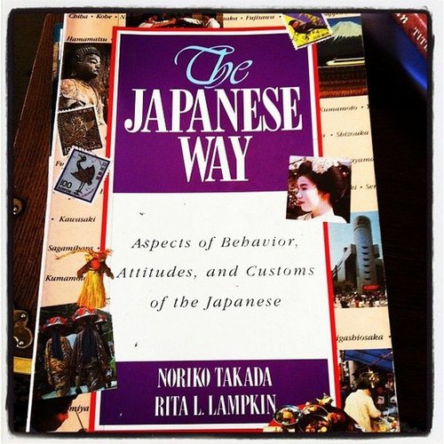 Teresajsharp was reading up on The Japanese Way.
Teresajsharp was reading up on The Japanese Way.