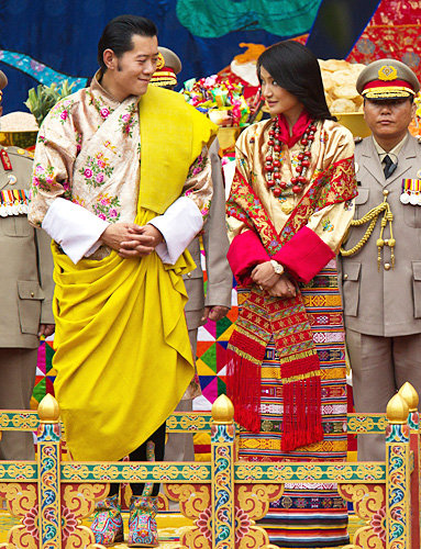 King Jigme Khesar Namgyel Wangchuck of Bhutan and Jetsun Pema