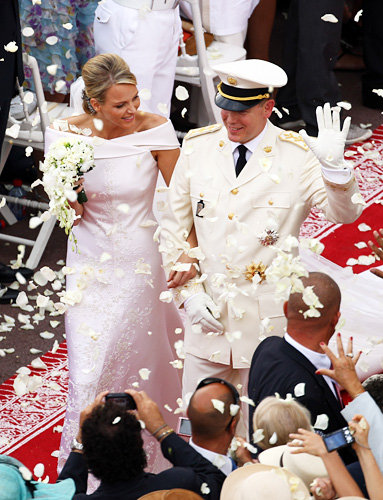 Prince Albert II of Monaco and Charlene Wittstock