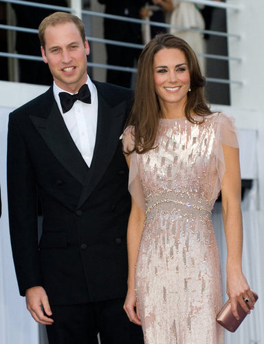 How gorgeous is the intricate beading of her Jenny Packham gown's bodice?
How gorgeous is the intricate beading of her Jenny Packham gown's bodice?