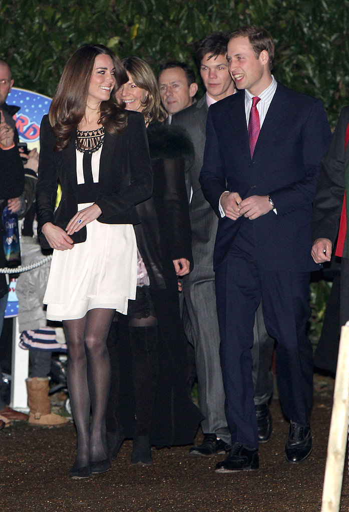 The Royal Couple at a Christmas Reception The Royal Couple at a Christmas Reception
