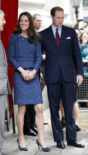Prince William and his wife, Kate Middleton, arrived at Goldsmiths Hall for a royal reception honoring the Scott-Amundsen Centenary Race to the South Pole. For the event, Kate wore a blue suit from Rebecca Taylor with a brand-new English poppy brooch.
Prince William and his wife, Kate Middleton, arrived at Goldsmiths Hall for a royal reception honoring the Scott-Amundsen Centenary Race to the South Pole. For the event, Kate wore a blue suit from Rebecca Taylor with a brand-new English poppy brooch.