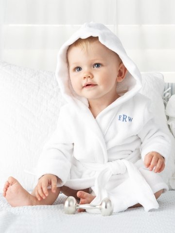 For Baby Boy: Ralph Lauren Hooded Terry Robe