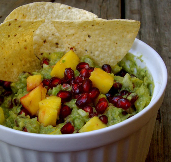 Pomegranate Mango Guacamole