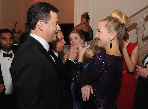 Kate Hudson chatted with Jimmy Kimmel.
Kate Hudson chatted with Jimmy Kimmel.