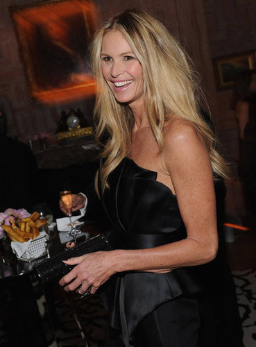 Elle Mcpherson wore a strapless black dress to the White House Correspondant's Dinner.
Elle Mcpherson wore a strapless black dress to the White House Correspondant's Dinner.