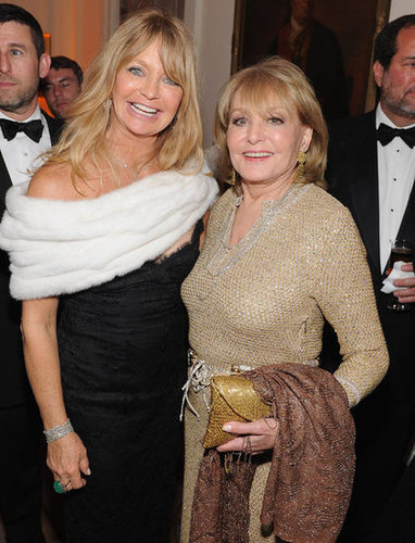 Goldie Hawn and Barbara Walters posed together at the White House Correspondant's Dinner.
Goldie Hawn and Barbara Walters posed together at the White House Correspondant's Dinner.