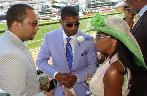 Usher and Star Jones watched the event from a balcony in 2006.
Usher and Star Jones watched the event from a balcony in 2006.