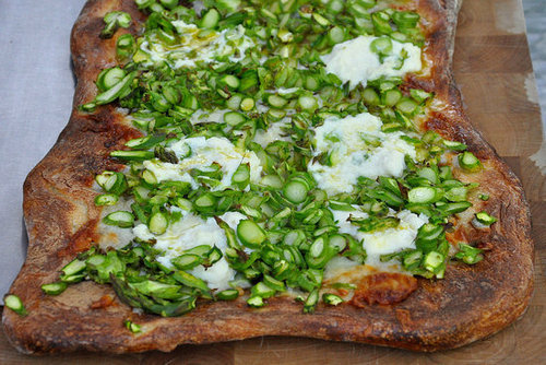 Asparagus Pizza Asparagus Pizza
