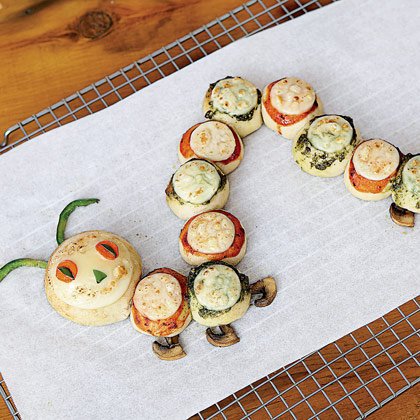 The Very Hungry Caterpillar Mini Pizzas The Very Hungry Caterpillar Mini Pizzas