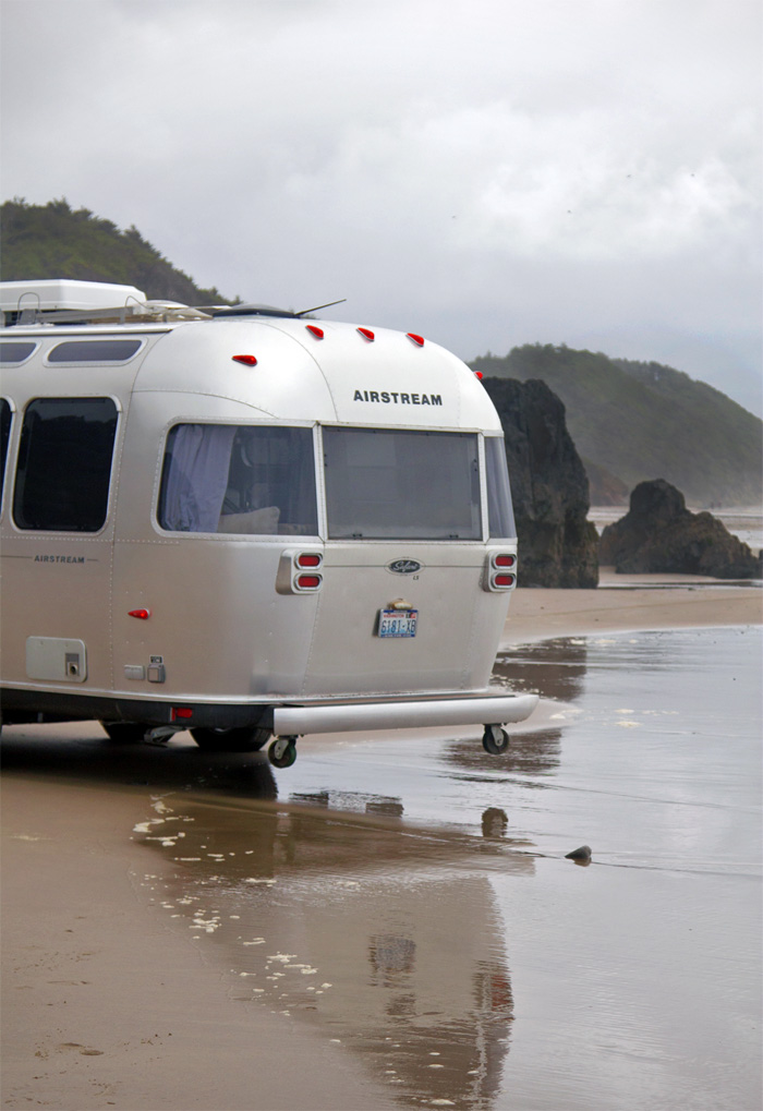 Airstream on the Beach