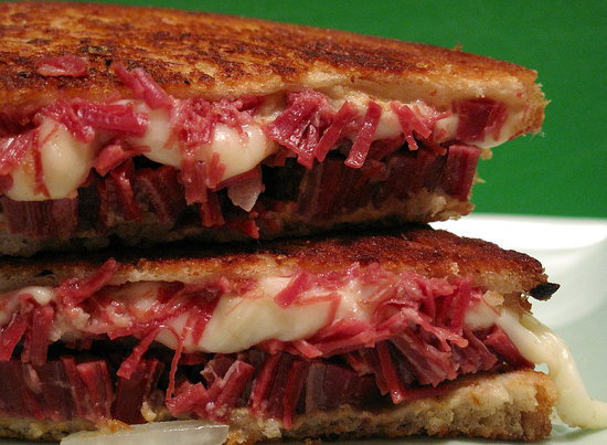Grilled Corned Beef and Fontina Sandwiches Grilled Corned Beef and Fontina Sandwiches